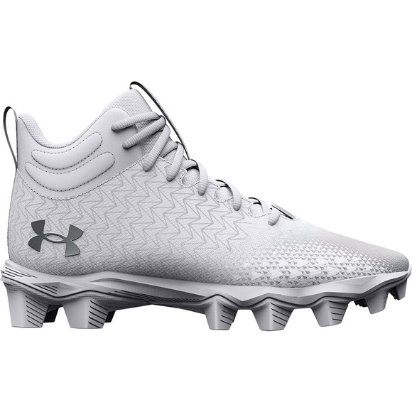Under Armour Spotlight Franchise 3.0 RM Men\'s Cleats - White/Silver, 8.5 main image 8